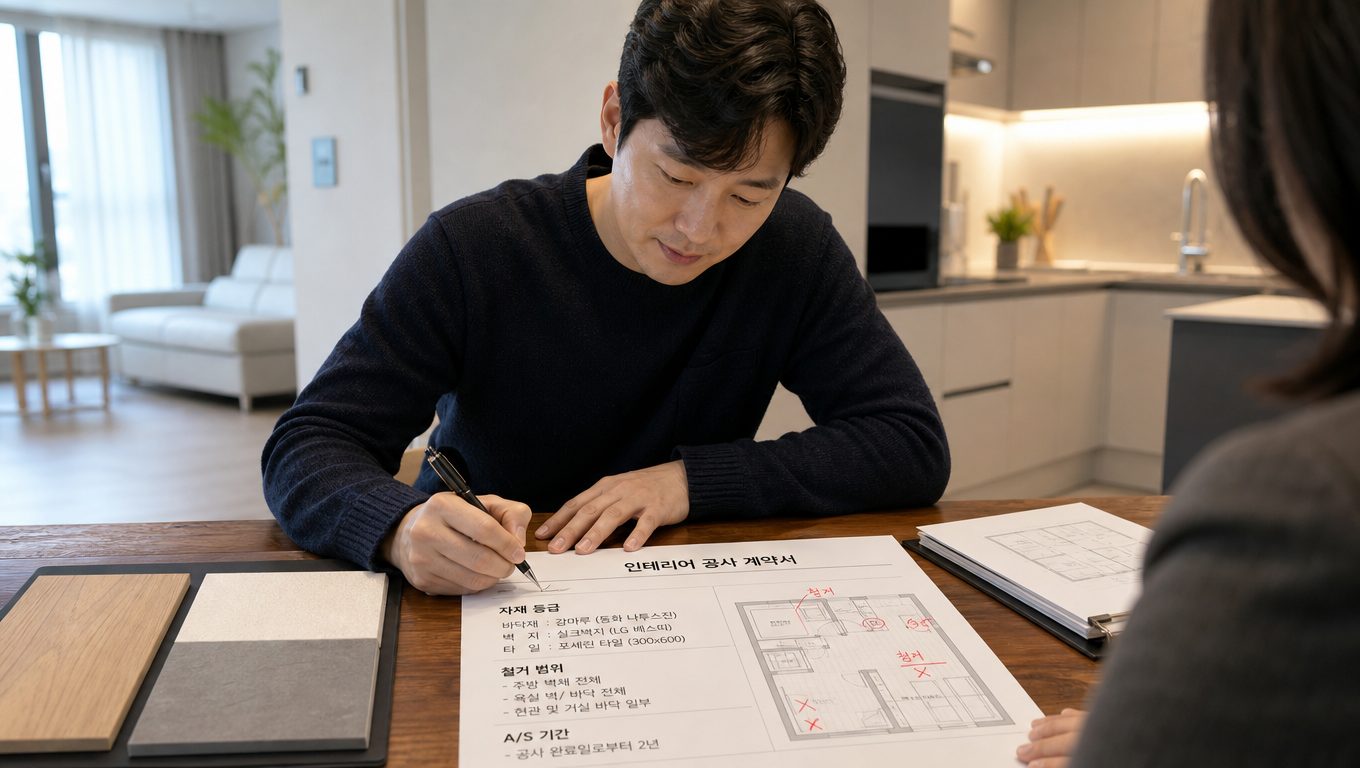 아파트 리모델링 후기 불만 사례를 줄인 계약 사례