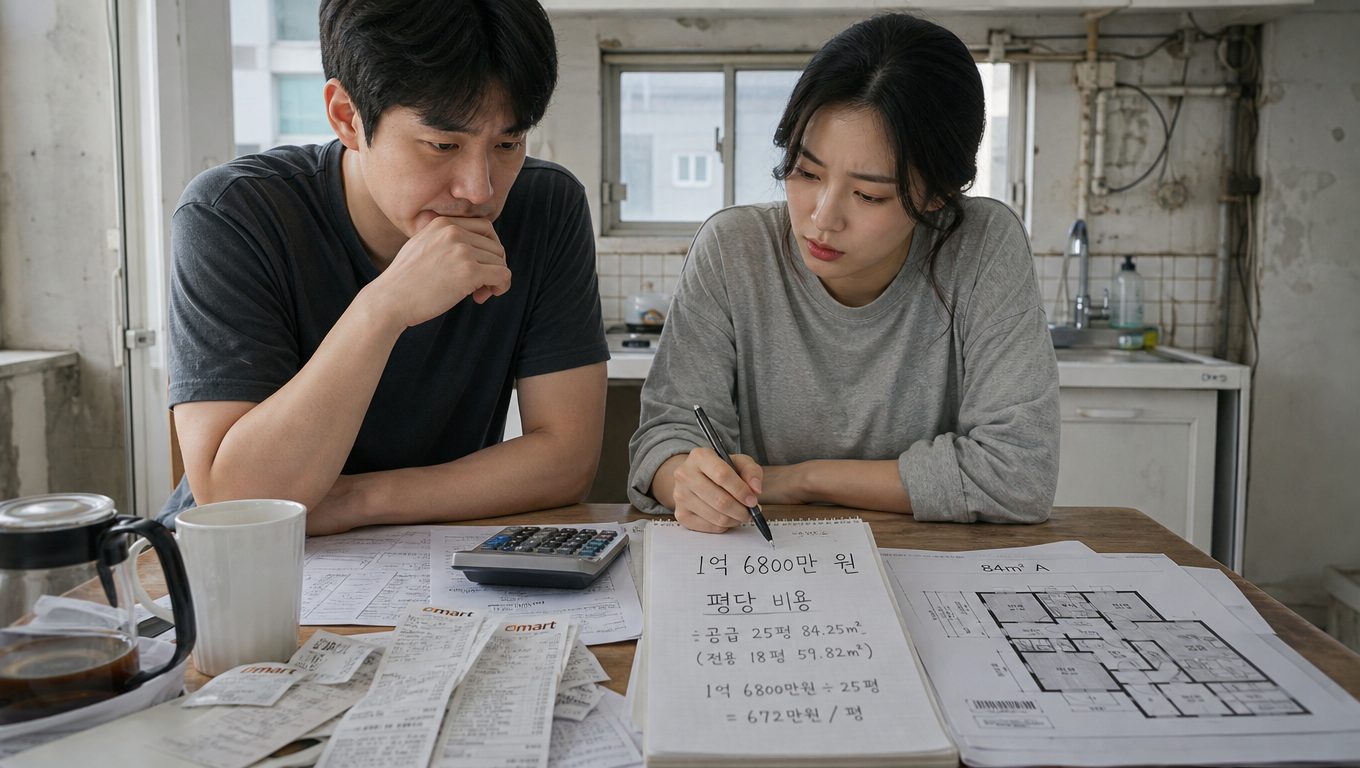 구축 아파트 리모델링 비용 현실 가격은 얼마인가요