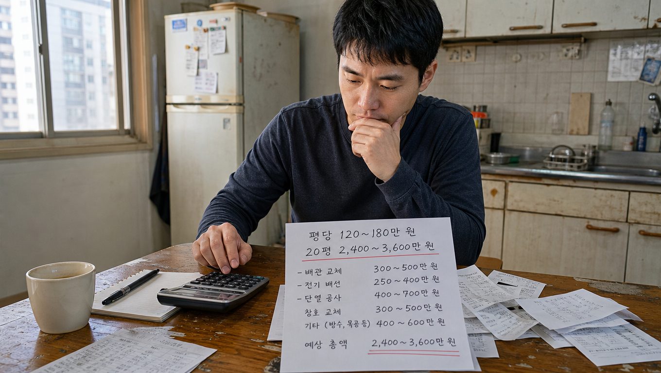 노후주택리모델링 비용 실체와 업체 선택 기준