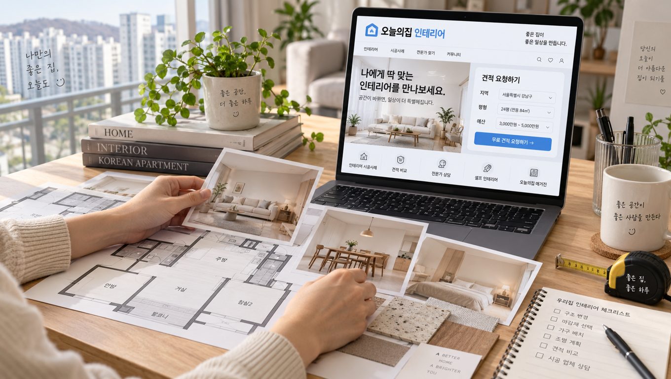 아파트 인테리어 견적 받는 단계별 방법과 준비사항