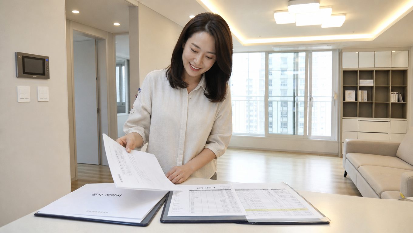 아파트 인테리어 후기 추천에서 만족도 높은 시공사 특징